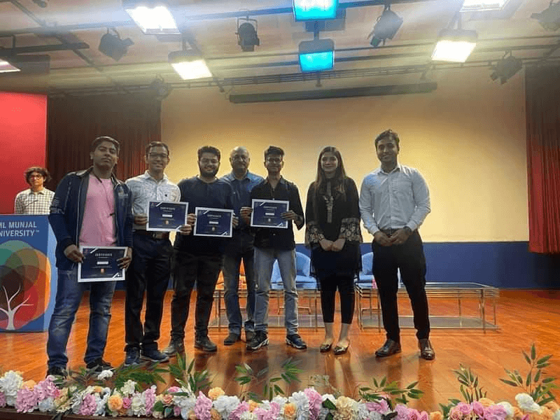 BML Munjal hackathon stage moment