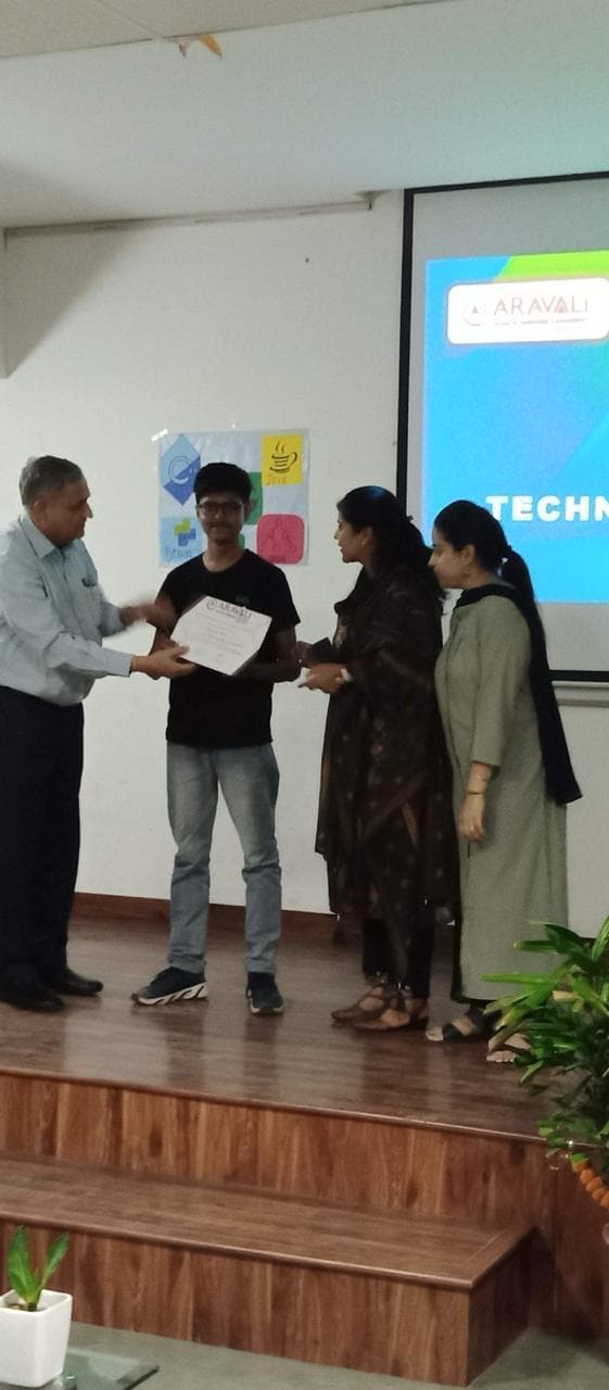 Tech Aarambh Capture The Flag winning moment